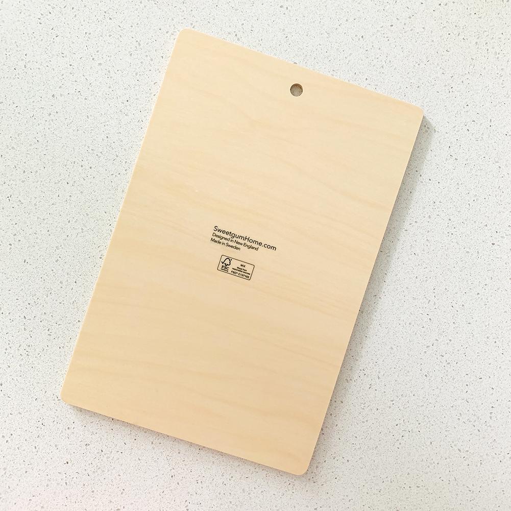Sustainable Birch Cutting Board