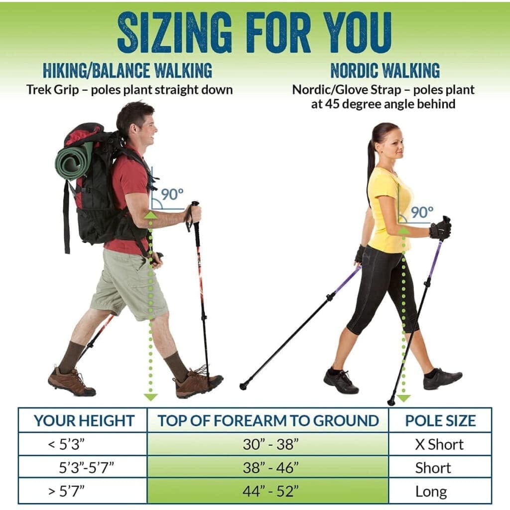 Folding Walking & Hiking Poles
